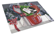 Load image into Gallery viewer, Boston Terrier Letter to Santa Christmas Glass Cutting Boards – Durable, Decorative Kitchen Art Large PPP3035LCB