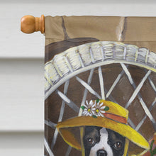 Load image into Gallery viewer, Boston Terrier Patio Gems Flag Canvas House Size PPP3036CHF