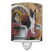 Load image into Gallery viewer, Boston Terrier Patio Gems Ceramic Night Light PPP3036CNL