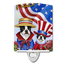 Load image into Gallery viewer, Boston Terrier USA Ceramic Night Light PPP3038CNL