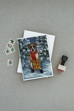 Load image into Gallery viewer, Boxer Let's Play Christmas Greeting Cards -  Blank Note Cards – 8-Pack of Artist-Designed Cards with Envelopes