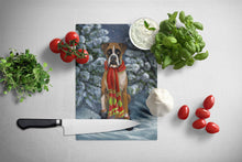 Load image into Gallery viewer, Boxer Let's Play Christmas Glass Cutting Boards – Durable, Decorative Kitchen Art Large PPP3040LCB