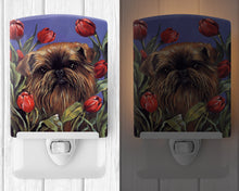 Load image into Gallery viewer, Brussels Griffon Peek a Boo Ceramic Night Light PPP3041CNL