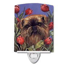 Load image into Gallery viewer, Brussels Griffon Peek a Boo Ceramic Night Light PPP3041CNL