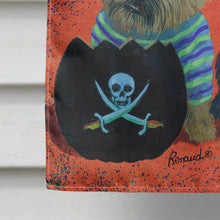 Load image into Gallery viewer, Cairn Terrier Pirates Halloween Flag Canvas House Size PPP3043CHF