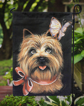 Load image into Gallery viewer, Cairn Terrier Butterfly Garden Flag – Decorative Outdoor Yard Flag PPP3047GF
