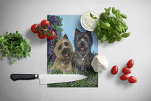Load image into Gallery viewer, Cairn Terrier Donation Glass Cutting Boards – Durable, Decorative Kitchen Art Large PPP3049LCB