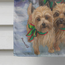 Load image into Gallery viewer, Cairn Terrier Christmas Family Tree Flag Canvas House Size PPP3051CHF