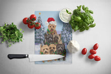Load image into Gallery viewer, Cairn Terrier Christmas Family Tree Glass Cutting Boards – Durable, Decorative Kitchen Art Large PPP3051LCB