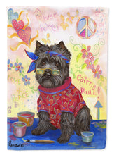 Load image into Gallery viewer, Cairn Terrier Hippie Dippie Garden Flag – Decorative Outdoor Yard Flag PPP3053GF