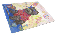 Load image into Gallery viewer, Cairn Terrier Hippie Dippie Glass Cutting Boards – Durable, Decorative Kitchen Art Large PPP3053LCB