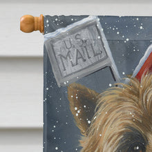 Load image into Gallery viewer, Cairn Terrier Christmas Letter to Santa Flag Canvas House Size PPP3054CHF