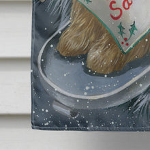 Load image into Gallery viewer, Cairn Terrier Christmas Letter to Santa Flag Canvas House Size PPP3054CHF