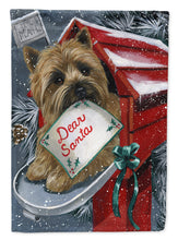 Load image into Gallery viewer, Cairn Terrier Christmas Letter to Santa Garden Flag – Decorative Outdoor Yard Flag PPP3054GF
