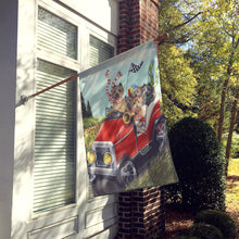 Load image into Gallery viewer, Cairn Terrier On the Move Flag Canvas House Size PPP3055CHF