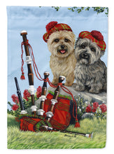 Load image into Gallery viewer, Cairn Terrier Pipers Garden Flag – Decorative Outdoor Yard Flag PPP3057GF