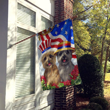 Load image into Gallery viewer, Cairn Terrier USA Flag Canvas House Size PPP3060CHF