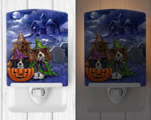 Load image into Gallery viewer, Cavalier Spaniel Halloween House Ceramic Night Light PPP3064CNL