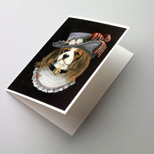 Load image into Gallery viewer, Cavalier Spaniel Stella Greeting Cards -  Blank Note Cards – 8-Pack of Artist-Designed Cards with Envelopes