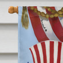 Load image into Gallery viewer, Cavalier Spaniel USA Flag Canvas House Size PPP3069CHF