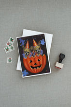 Load image into Gallery viewer, Chihuahua Halloweenies Greeting Cards -  Blank Note Cards – 8-Pack of Artist-Designed Cards with Envelopes