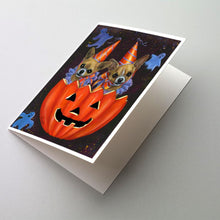 Load image into Gallery viewer, Chihuahua Halloweenies Greeting Cards -  Blank Note Cards – 8-Pack of Artist-Designed Cards with Envelopes