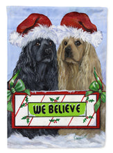 Load image into Gallery viewer, Cocker Spaniel Christmas Flag Canvas House Size PPP3075CHF