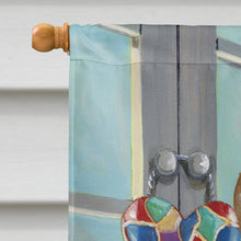 Load image into Gallery viewer, Corgi Suncatcher Flag Canvas House Size PPP3076CHF