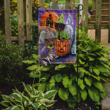 Load image into Gallery viewer, Dachshund Halloween Haunted House Garden Flag – Decorative Outdoor Yard Flag PPP3082GF