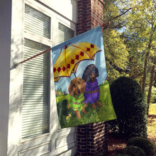 Load image into Gallery viewer, Dachshund Hot Doggies Flag Canvas House Size PPP3084CHF