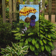 Load image into Gallery viewer, Dachshund Hot Doggies Garden Flag – Decorative Outdoor Yard Flag PPP3084GF
