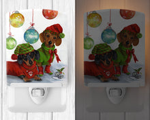 Load image into Gallery viewer, Dachshund Christmas Jingle Ceramic Night Light PPP3085CNL