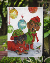 Load image into Gallery viewer, Dachshund Christmas Jingle Garden Flag – Decorative Outdoor Yard Flag PPP3085GF