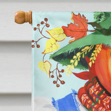 Load image into Gallery viewer, Dachshund Fall Scarecrow Flag Canvas House Size PPP3086CHF