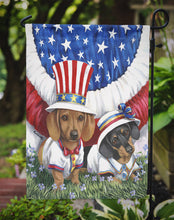 Load image into Gallery viewer, Dachshund USA Garden Flag – Decorative Outdoor Yard Flag PPP3088GF