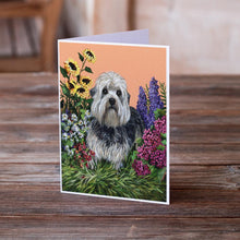 Load image into Gallery viewer, Dandie Dinmont Terrier Greeting Cards -  Blank Note Cards – 8-Pack of Artist-Designed Cards with Envelopes