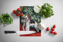 Load image into Gallery viewer, Fox Terrier Christmas Dear Santa Glass Cutting Boards – Durable, Decorative Kitchen Art Large PPP3092LCB