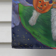 Load image into Gallery viewer, Fox Terrier Halloween Trick or Treat Flag Canvas House Size PPP3093CHF