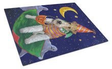 Load image into Gallery viewer, Fox Terrier Halloween Trick or Treat Glass Cutting Boards – Durable, Decorative Kitchen Art Large PPP3093LCB