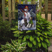 Load image into Gallery viewer, Fox Terrier Christmas Winter Fun Garden Flag – Decorative Outdoor Yard Flag PPP3095GF