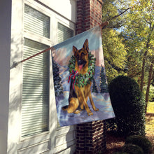 Load image into Gallery viewer, German Shepherd Christmas Honor Flag Canvas House Size PPP3098CHF