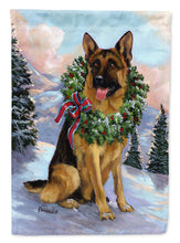 Load image into Gallery viewer, German Shepherd Christmas Honor Flag Canvas House Size PPP3098CHF