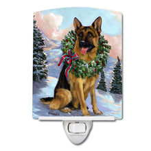 Load image into Gallery viewer, German Shepherd Christmas Honor Ceramic Night Light PPP3098CNL