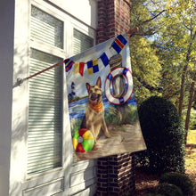 Load image into Gallery viewer, German Shepherd Life Saver Flag Canvas House Size PPP3099CHF