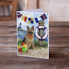 Load image into Gallery viewer, German Shepherd Life Saver Greeting Cards -  Blank Note Cards – 8-Pack of Artist-Designed Cards with Envelopes