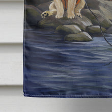 Load image into Gallery viewer, Golden Retriever Retreat Flag Canvas House Size PPP3100CHF
