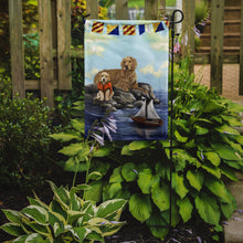 Load image into Gallery viewer, Golden Retriever Retreat Garden Flag – Decorative Outdoor Yard Flag PPP3100GF
