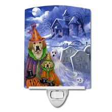 Load image into Gallery viewer, Golden Retriever Halloween Ceramic Night Light PPP3102CNL