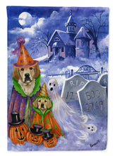 Load image into Gallery viewer, Golden Retriever Halloween Garden Flag – Decorative Outdoor Yard Flag PPP3102GF