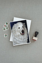 Load image into Gallery viewer, Great Pyrenees Meisha Greeting Cards -  Blank Note Cards – 8-Pack of Artist-Designed Cards with Envelopes
